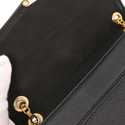 Louis Vuitton Saint Germain Handbag Monogram Empreinte Leather, BLACK, LEATHER, Shoulder bag