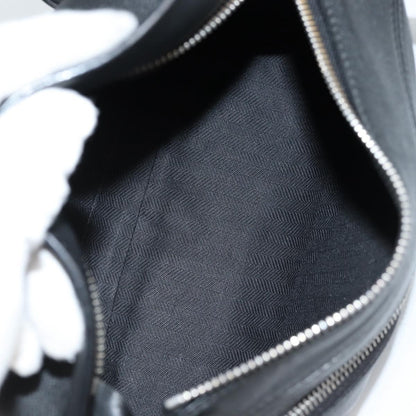 Loewe Puzzle Bumbag Leather, BLACK, LEATHER, Travel bag