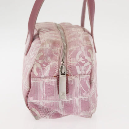 Chanel Travel Line Satchel Nylon, PINK, NYLON, Handbag