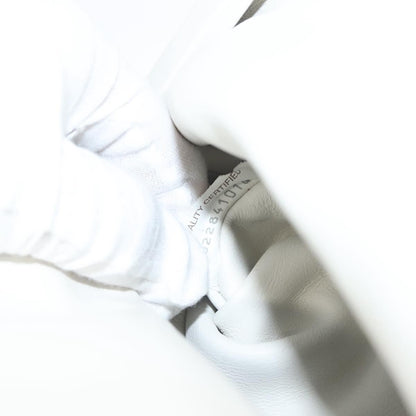 Bottega Veneta BV Trine Fold Clutch Leather, WHITE, LEATHER, Clutche & pouche