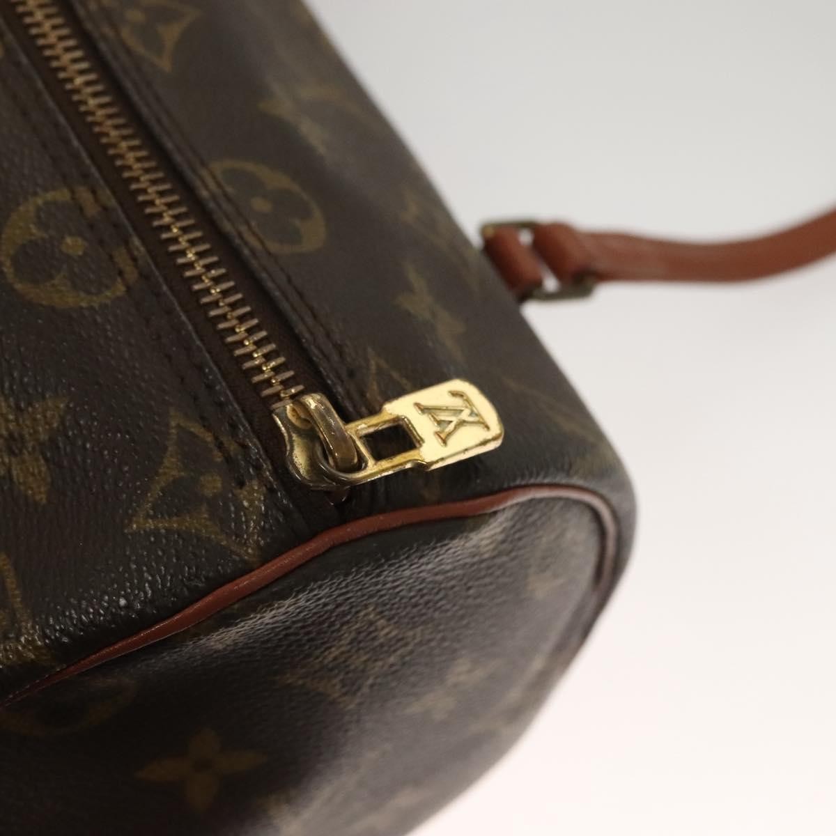 Louis Vuitton Papillon Handbag Monogram Canvas, BROWN, CANVAS, Handbag