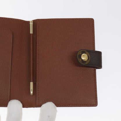 Louis Vuitton Agenda Cover Monogram Canvas, BROWN, CANVAS, Wallets