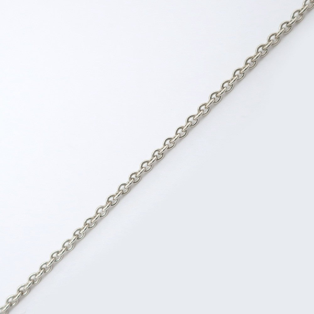 Tiffany & Co. Elsa Peretti Open Heart Pendant Necklace Sterling Silver, SILVER, SILVER, Necklace