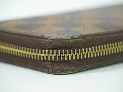 Louis Vuitton Clemence Wallet Damier, BROWN, CANVAS, Wallets