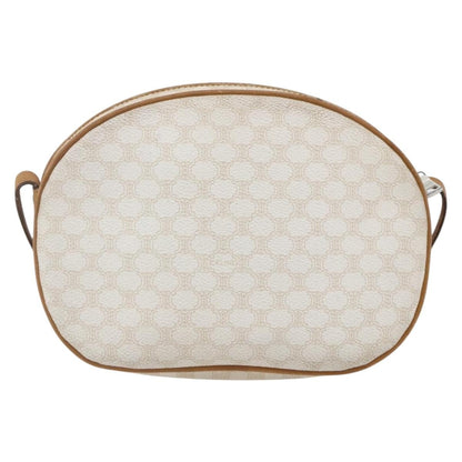 Celine Macadam Shoulder Bag PVC Leather, WHITE, PVC, Shoulder bag
