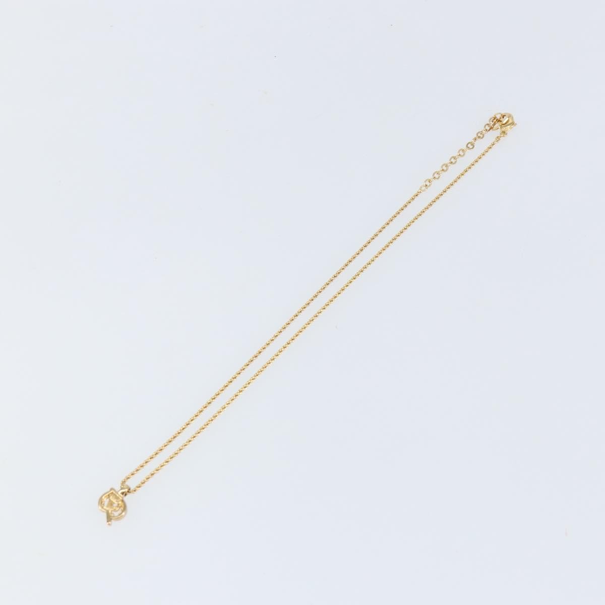 Christian Dior CD Logo necklace Metal, GOLD, METAL, Necklace