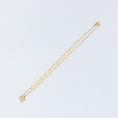 Christian Dior CD Logo necklace Metal, GOLD, METAL, Necklace