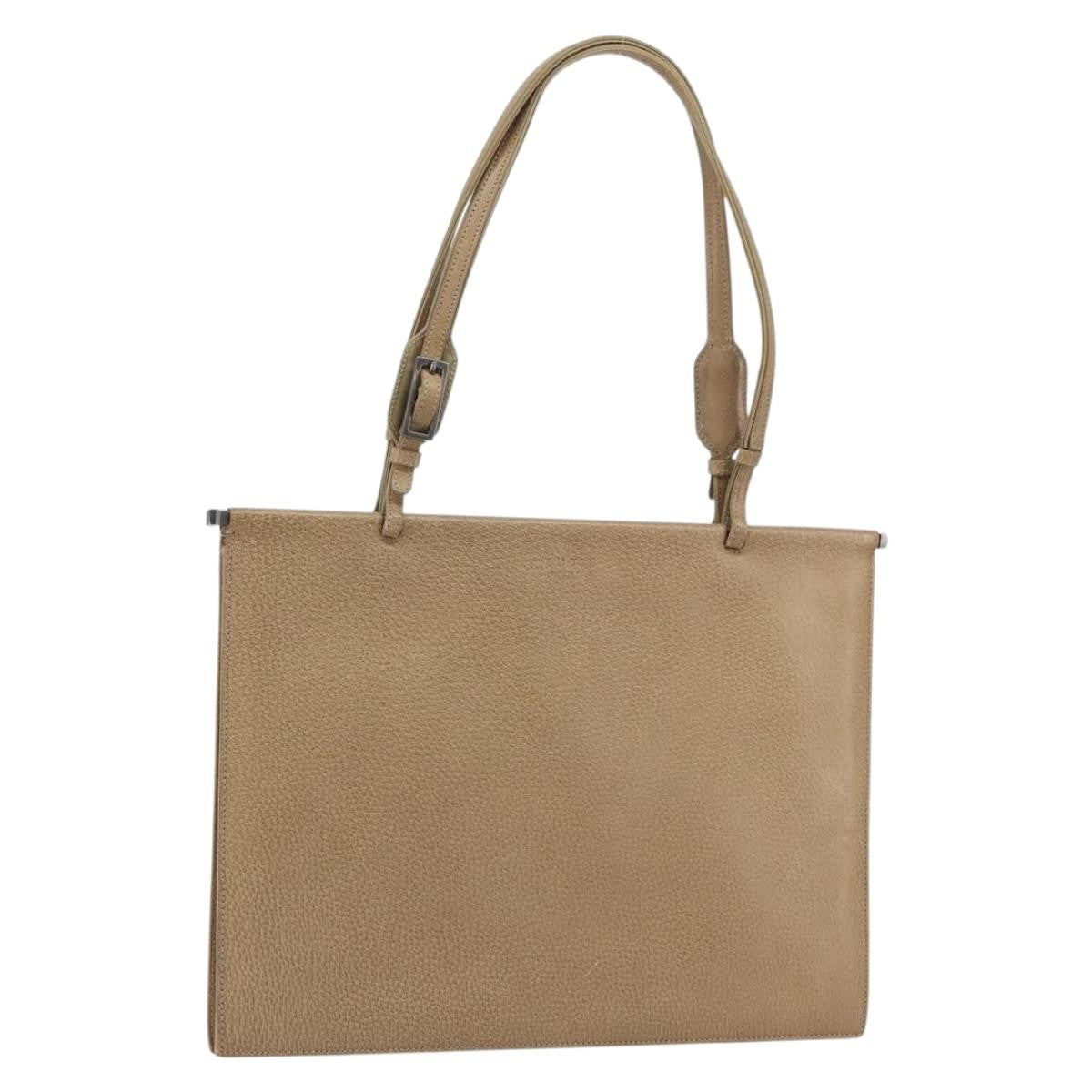 Gucci Tote Bag Leather, BEIGE, LEATHER, Tote bag