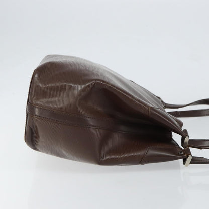 Louis Vuitton Mandara Handbag Epi Leather, BROWN, LEATHER, Shoulder bag