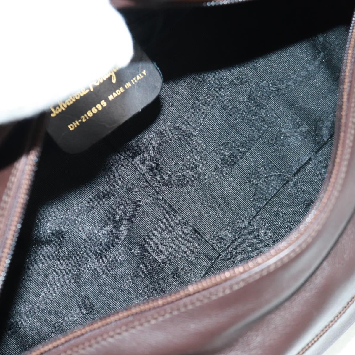 Salvatore Ferragamo Vintage Tote bag Leather, BROWN, LEATHER, Tote bag