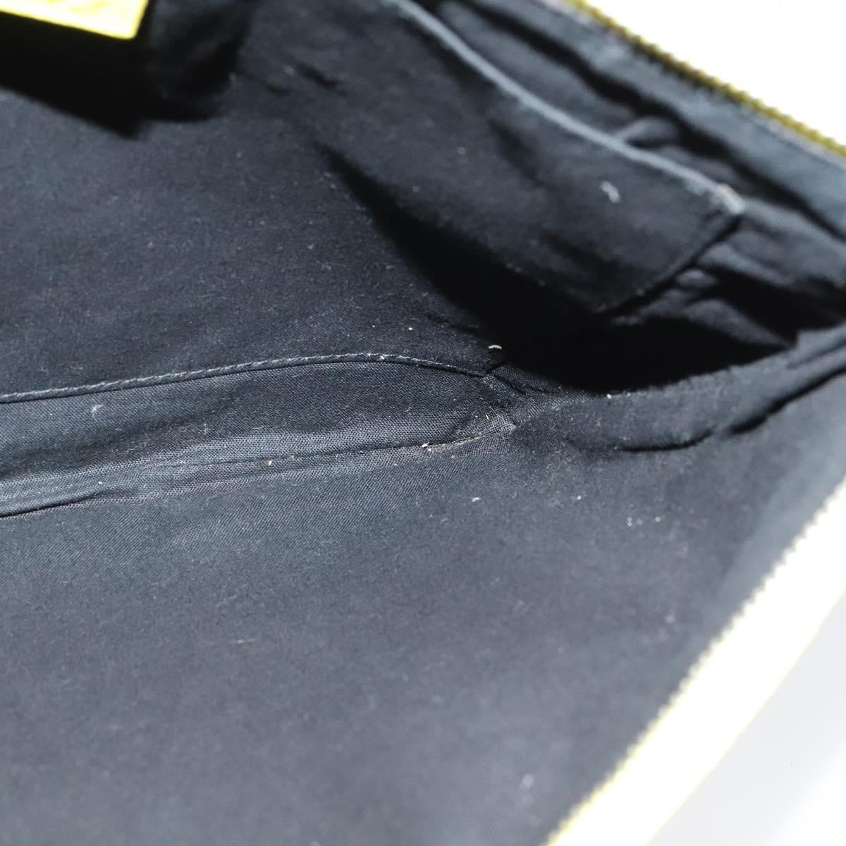 Balenciaga Supermarket Pouch Leather, YELLOW, LEATHER, Clutche & pouche