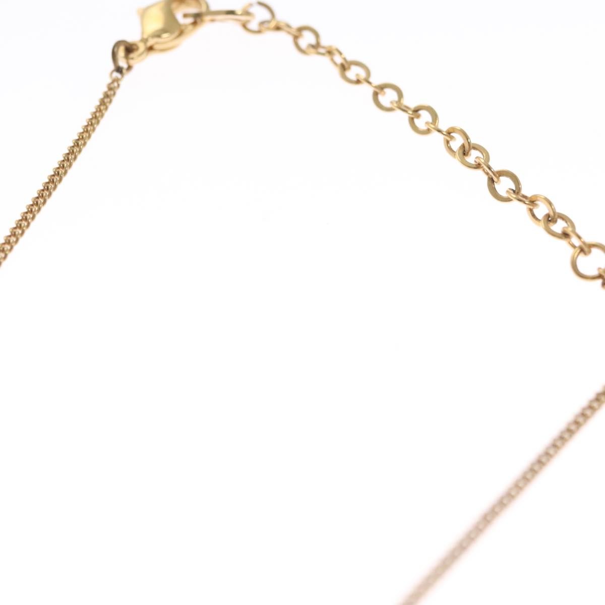 Christian Dior Vintage CD Pendant Necklace Metal, GOLD, METAL, Necklace