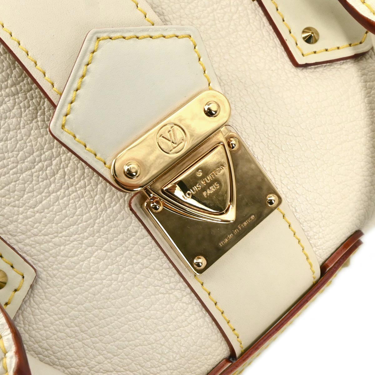 Louis Vuitton Suhali L'Epanoui Handbag Leather, WHITE, LEATHER, Handbag