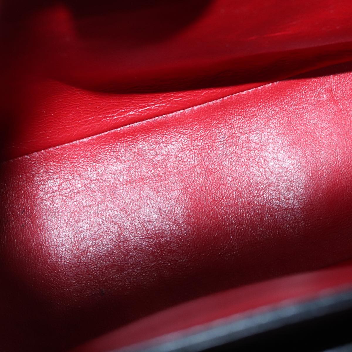 Gucci Vintage Convertible Bamboo Box Crossbody Bag Leather, BLACK, LEATHER, Handbag