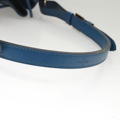 Louis Vuitton Petit Noe Handbag Epi Leather, BLUE, LEATHER, Shoulder bag