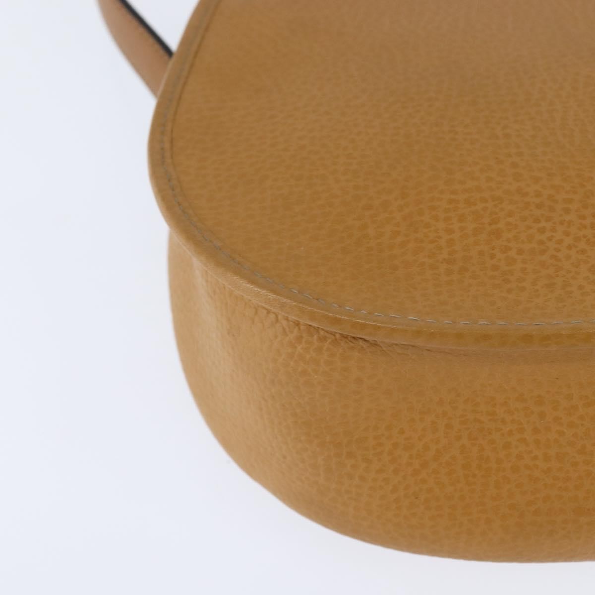 Christian Dior Vintage CD Logo Shoulder Bag Leather, BROWN, LEATHER, Shoulder bag