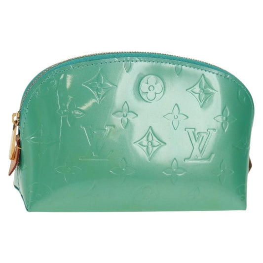 Louis Vuitton Cosmetic Pouch Monogram Vernis, BLUE, PATENT_LEATHER, Clutche & pouche