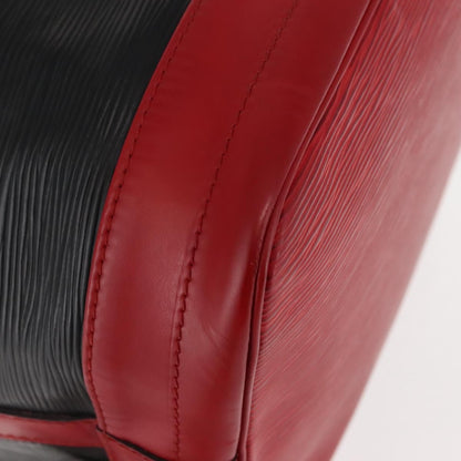 Louis Vuitton Bicolor Noe Handbag Epi Leather, BLACK, LEATHER, Handbag