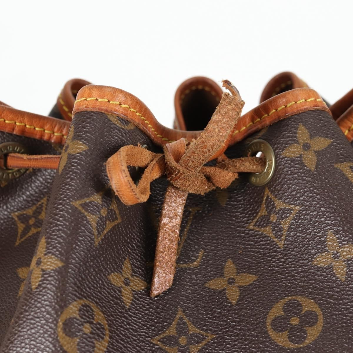 Louis Vuitton Petit Noe Handbag Monogram Canvas, BROWN, CANVAS, Handbag