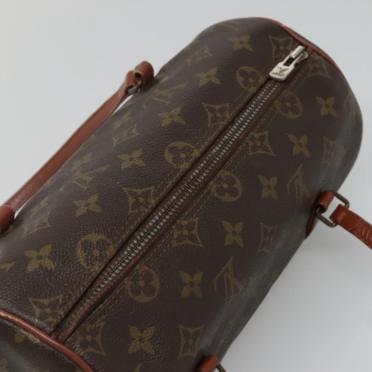 Louis Vuitton Papillon Handbag Monogram Canvas, BROWN, CANVAS, Handbag