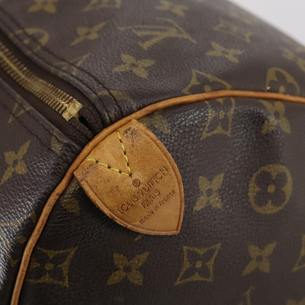 Louis Vuitton Keepall Bag Monogram Canvas, BROWN, CANVAS, Handbag