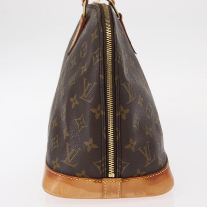 Louis Vuitton Alma Handbag Monogram Canvas, BROWN, CANVAS, Handbag