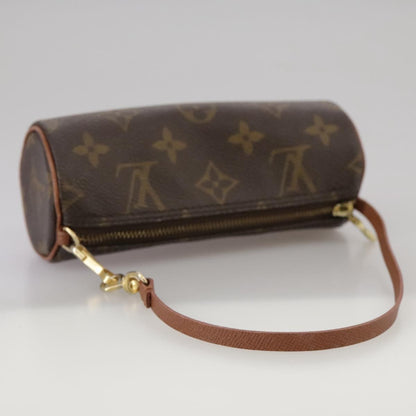 Louis Vuitton Papillon Pochette Monogram Canvas, BROWN, CANVAS, Clutche & pouche