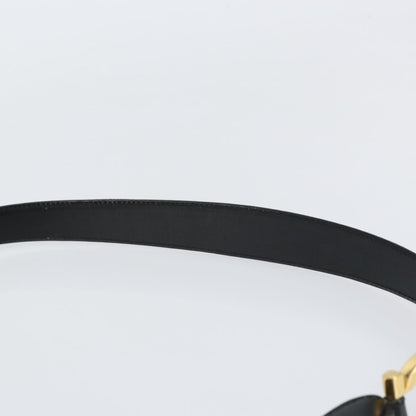 Salvatore Ferragamo Vintage Gancini Hobo Leather, BLACK, LEATHER, Shoulder bag