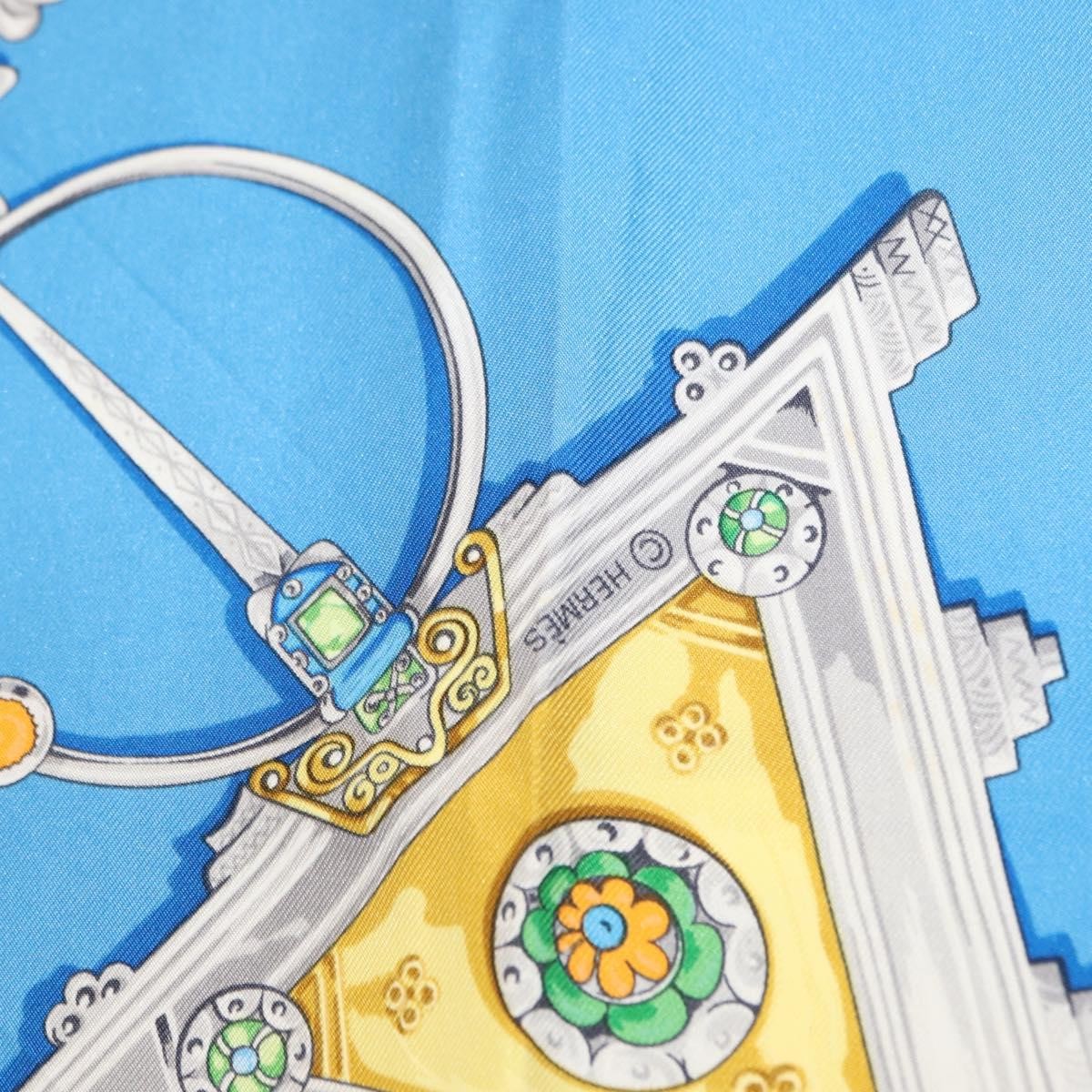 Hermes Carré 90 Silk multicolor, BLUE, SILK, Scarve & shawl