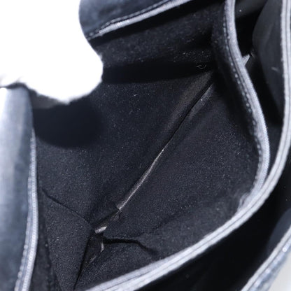 Bally Vintage Handbag Quilted Leather, BLACK, LEATHER, Handbag