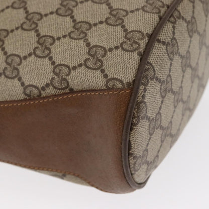 Gucci Vintage Open Shoulder Bag (Outlet) GG Canvas with Leather, BEIGE, PVC, Shoulder bag