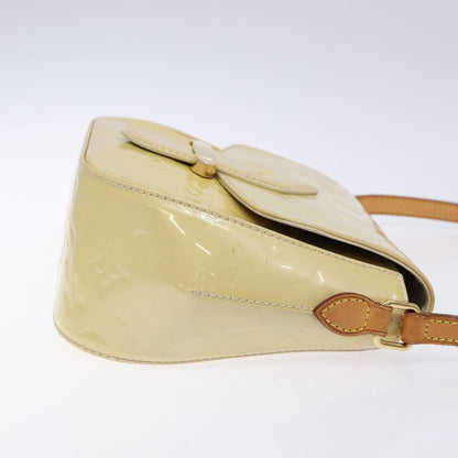 Louis Vuitton Bellflower Handbag Monogram Vernis, BEIGE, PATENT_LEATHER, Handbag