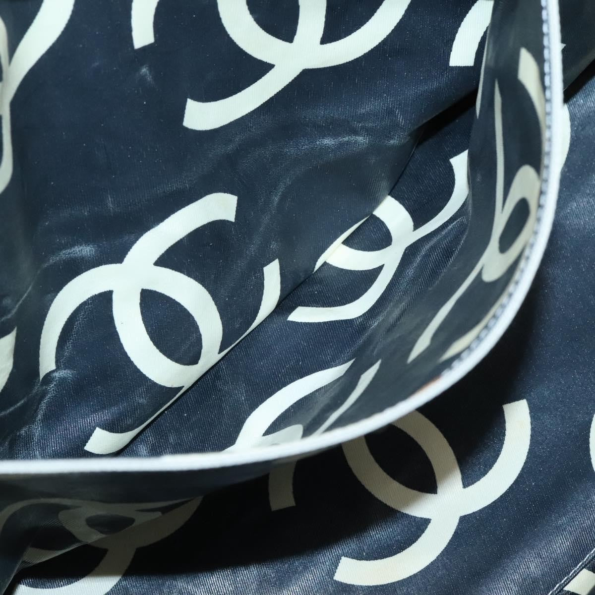 Chanel CC Resin Chain Tote Quilted Raffia, WHITE, WOOD, Tote bag