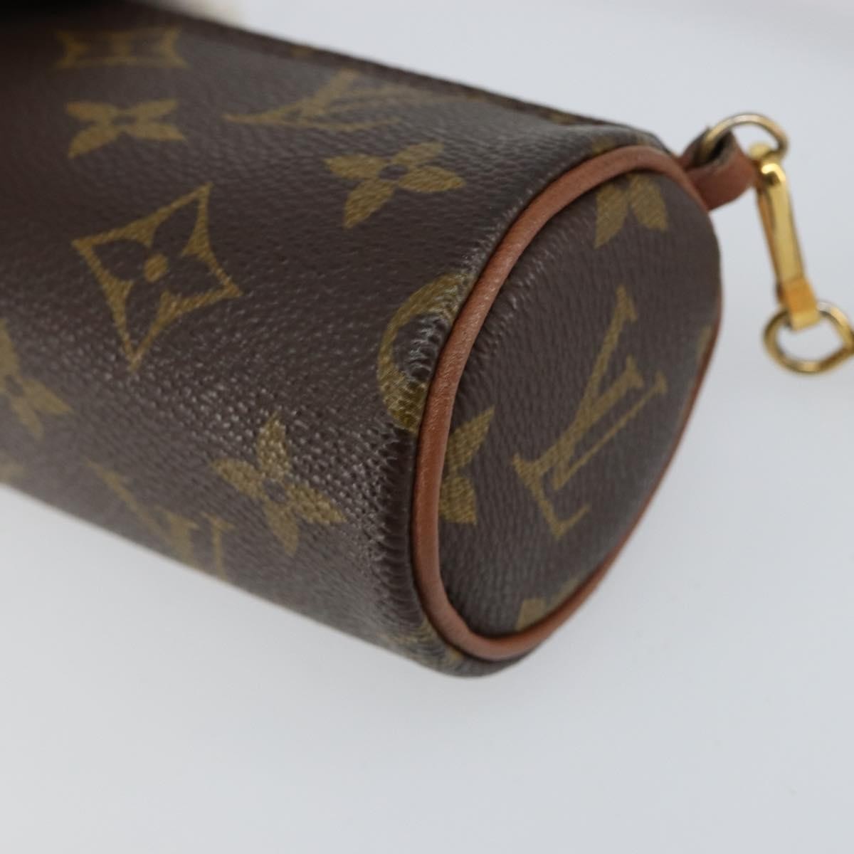 Louis Vuitton Papillon Pochette Monogram Canvas, BROWN, CANVAS, Clutche & pouche