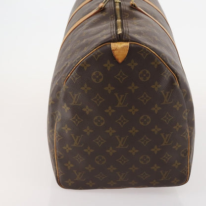 Louis Vuitton Keepall Bag Monogram Canvas, BROWN, CANVAS, Travel bag