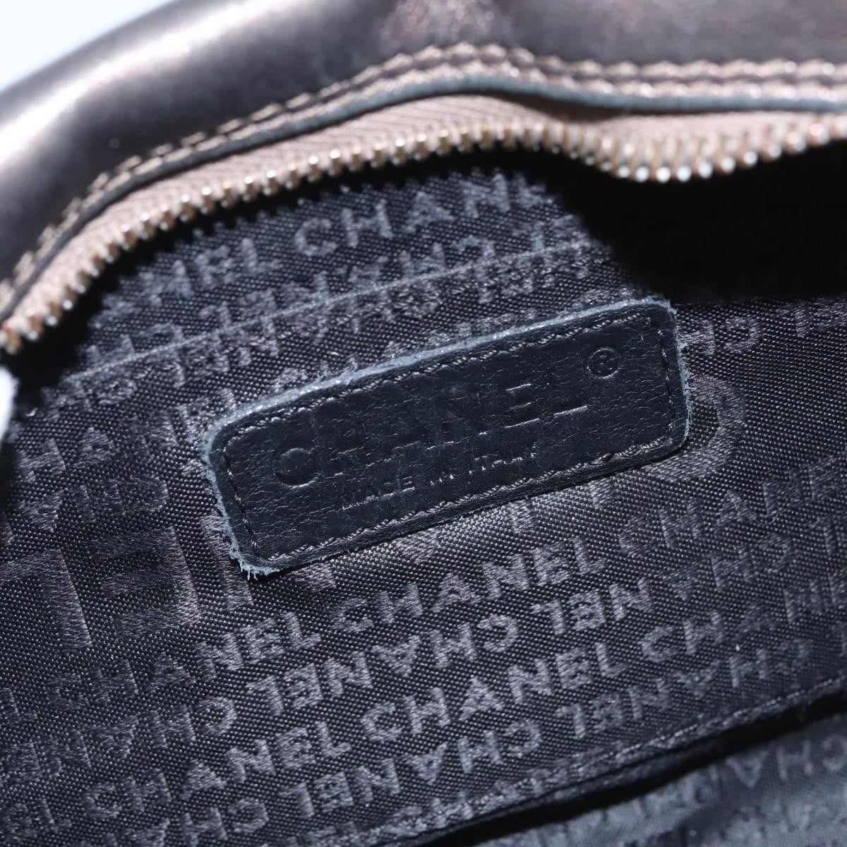 Chanel Lax Tassel Chain Shoulder Bag Leather, BROWN, LEATHER, Shoulder bag