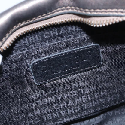 Chanel Lax Tassel Chain Shoulder Bag Leather, BROWN, LEATHER, Shoulder bag