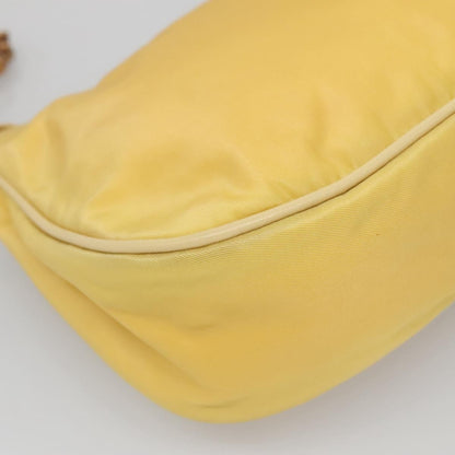 Prada Vintage Shoulder Bag Tessuto, YELLOW, NYLON, Shoulder bag