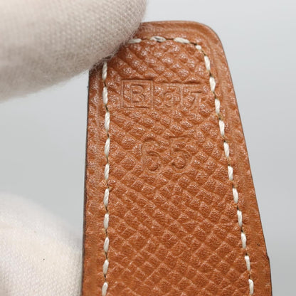 Hermes Constance Belt Leather, BLUE, LEATHER, Belts