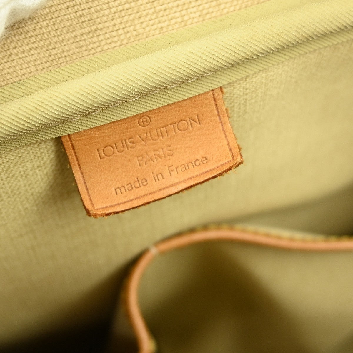 Louis Vuitton Deauville Handbag Monogram Canvas, BROWN, CANVAS, Handbag