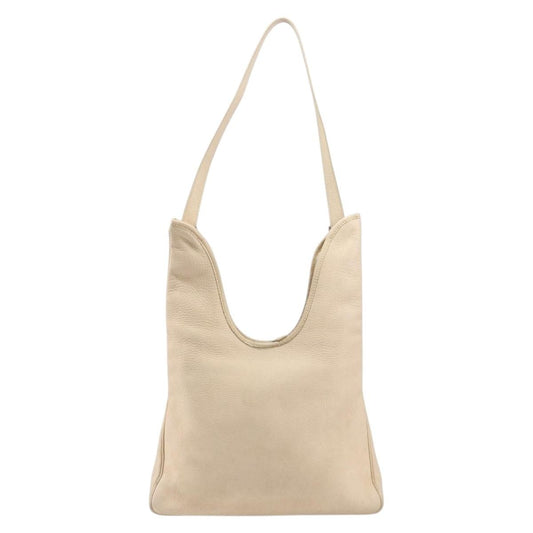 Hermes Massai Bag Leather, BEIGE, LEATHER, Shoulder bag