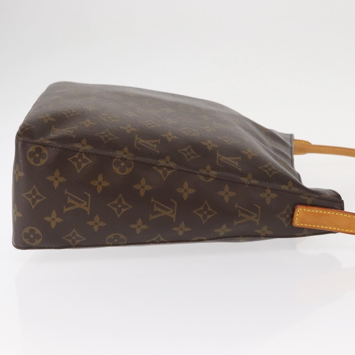 Louis Vuitton Looping Handbag Monogram Canvas, BROWN, CANVAS, Shoulder bag