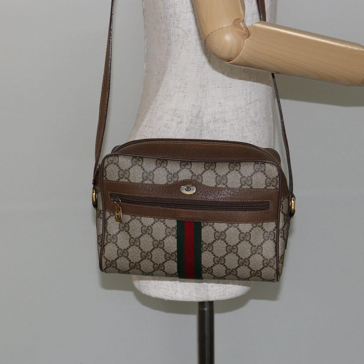 Gucci Ophidia Shoulder Bag GG Coated Canvas, BEIGE, CANVAS, Shoulder bag