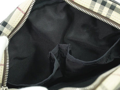 Burberry Nova Check Handbag Nova Check Canvas and leather, BEIGE, CANVAS, Handbag