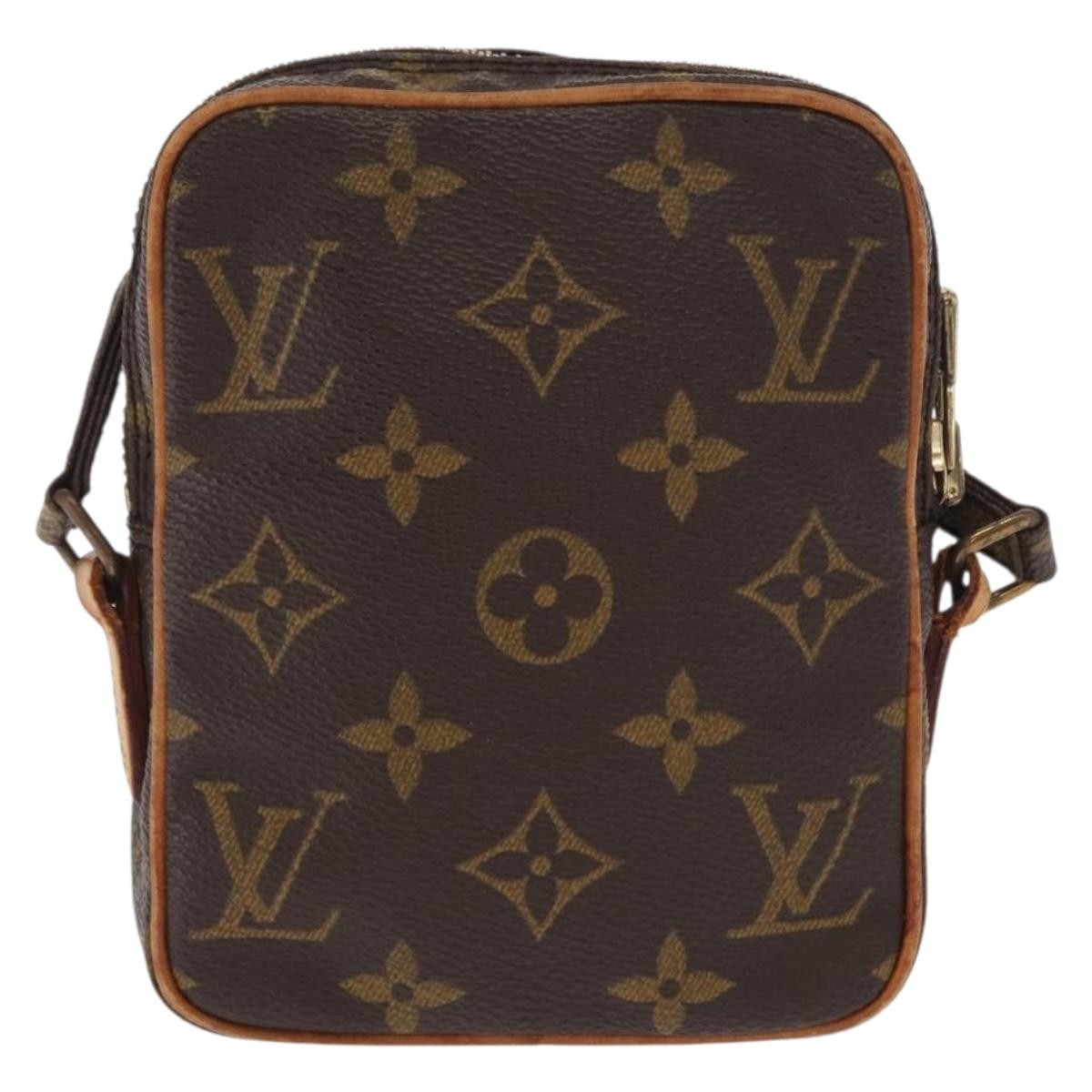 Louis Vuitton Danube Handbag Monogram Canvas, BROWN, CANVAS, Shoulder bag
