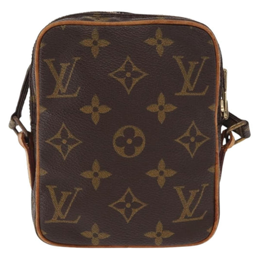 Louis Vuitton Danube Handbag Monogram Canvas, BROWN, CANVAS, Shoulder bag