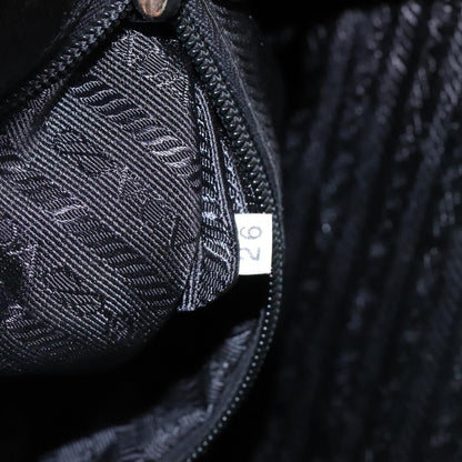 Prada cabas tessuto nylon, Black, Nylon, Handbag