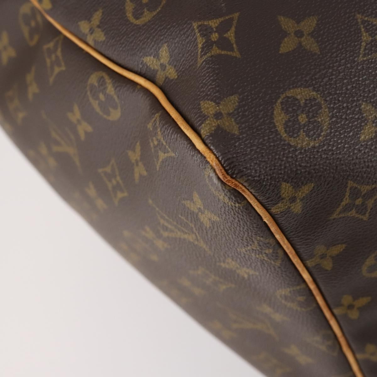 Louis Vuitton Keepall Bag Monogram Canvas, BROWN, CANVAS, Travel bag
