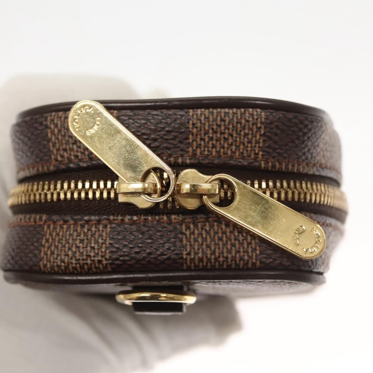 Louis Vuitton Etui Okapi Camera Case Damier, BROWN, CANVAS, Travel bag