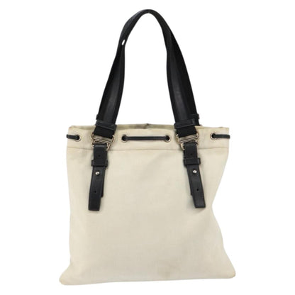 Saint Laurent Kahala Drawstring Tote Canvas, BEIGE, CANVAS, Tote bag